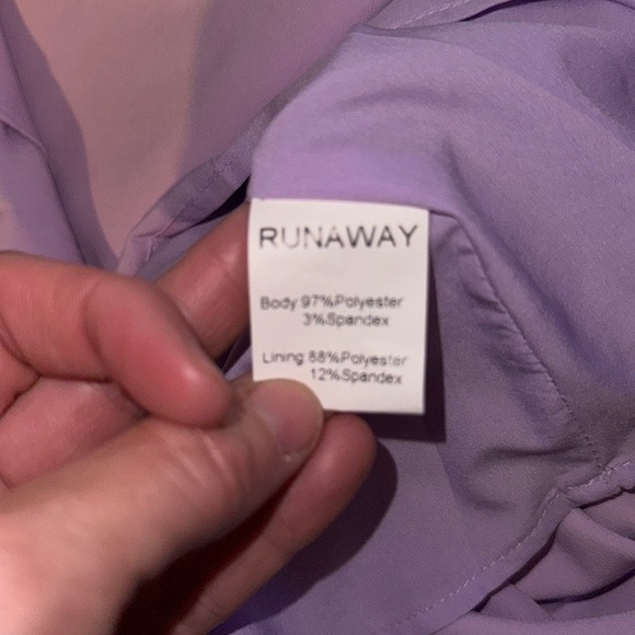 NWT Runaway The Label Frill Plunge Lilac Midi Dress Size Small - Picture 6 of 6